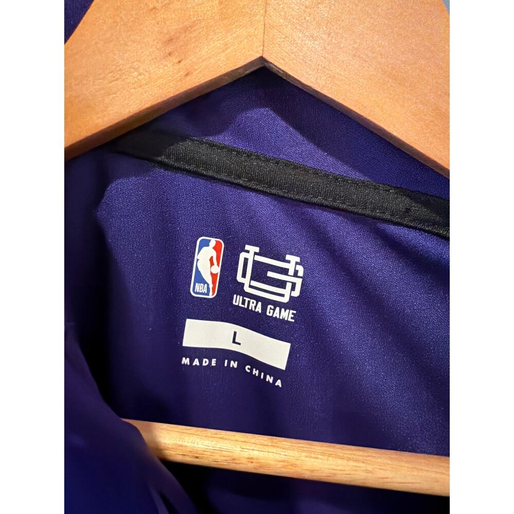 Phoenix Suns PHX Ultra Game Purple Quarter Zip Pullover Size Large NBA - Picture 4 of 6